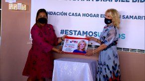 Primera dama de EE. UU. visita la Casa Hogar El Buen Samaritano
