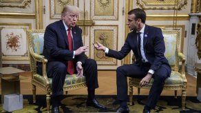 Macron y Trump chocan en París por los planes sobre la defensa europea