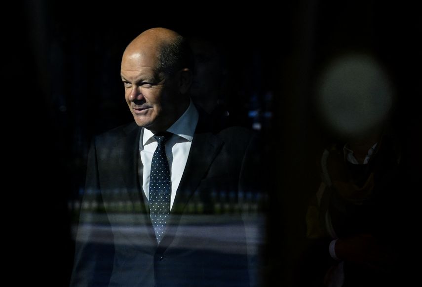 El jefe del gobierno alemán Olaf Scholz.