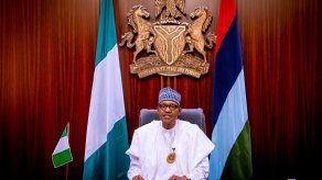 El presidente de Nigeria Muhammadu Buhari.