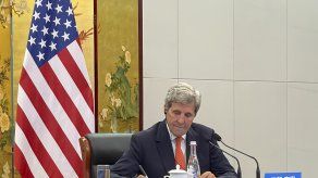 John Kerry ha viajado a la ciudad portuaria de Tianjin, en el este de China, para abordar unos esfuerzos más firmes por limitar el calentamiento global a no más de 1,5 grados Celsius (2,7 grados Fahrenheit) sobre la era preindustrial.