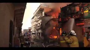 Video: Incendio en barraca de Pueblo Nuevo fue por abanico defectuoso