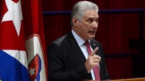 El presidente de Cuba, Miguel Díaz-Canel Bermúdez.