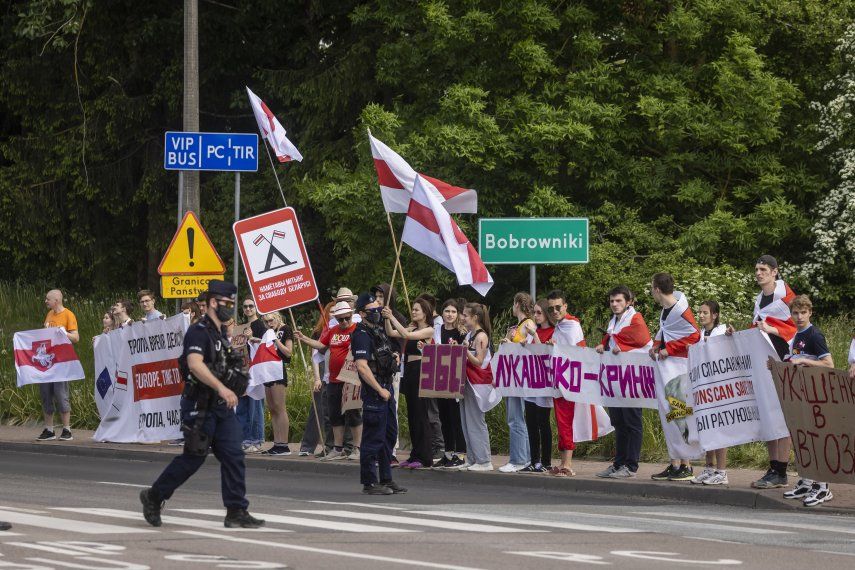 La frontera entre Bielorrusia y Polonia sigue sin embargo abierta para el tráfico de mercancías.