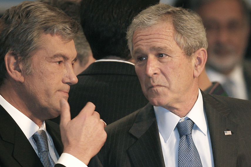 En abril de 2008 que el entonces presidente estadounidense George W. Bush persuadió a sus aliados de la OTAN a abrirle las puertas a Ucrania y Georgia