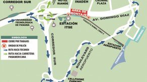 Cierre total de la vía Domingo Díaz a la altura Inadeh será en ambos sentidos por montaje de la pasarela/puente peatonal de estación ITSE.