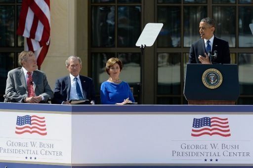 Obama y cuatro expresidentes en apertura de biblioteca sobre legado Bush