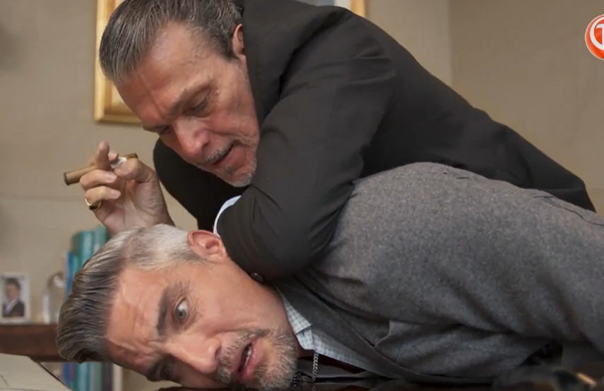 EL AMOR INVENCIBLE | Ramsés amenaza al marido de Camila