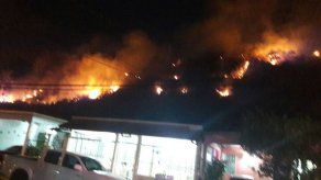 Se registra incendio de masa vegetal en Villa Lucre