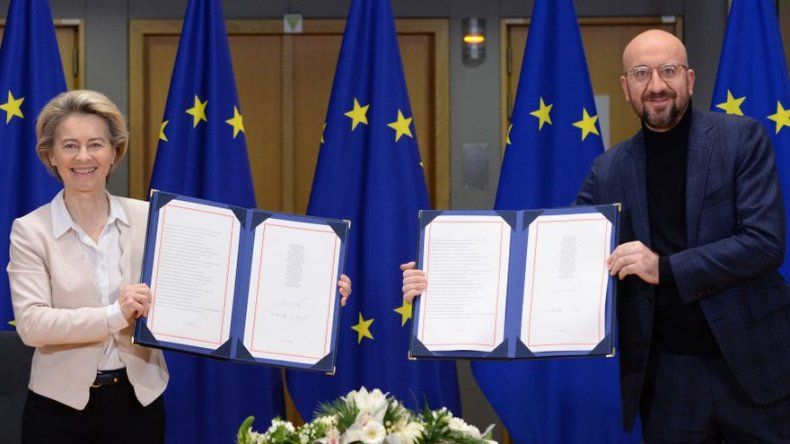Líderes de la UE firmaron el acuerdo posbrexit con el Reino Unido
