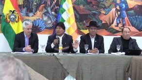 Evo Morales se reúne con la comunidad diplomática tras la denuncia de fraude