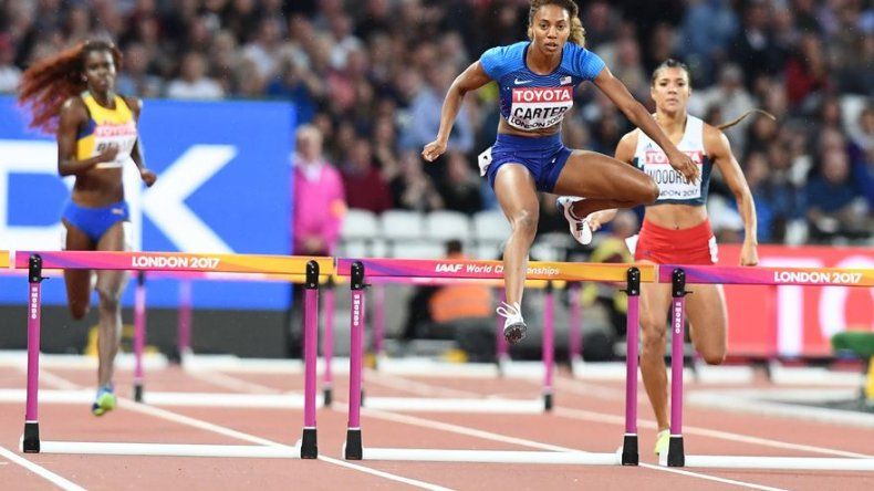 Panameña Gianna Woodruff clasifica a semifinales de los 400 con vallas