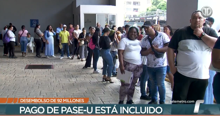 Lugares de entrega de cheques del PASE-U