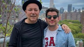 Rubén Blades y Oscar Faarup.