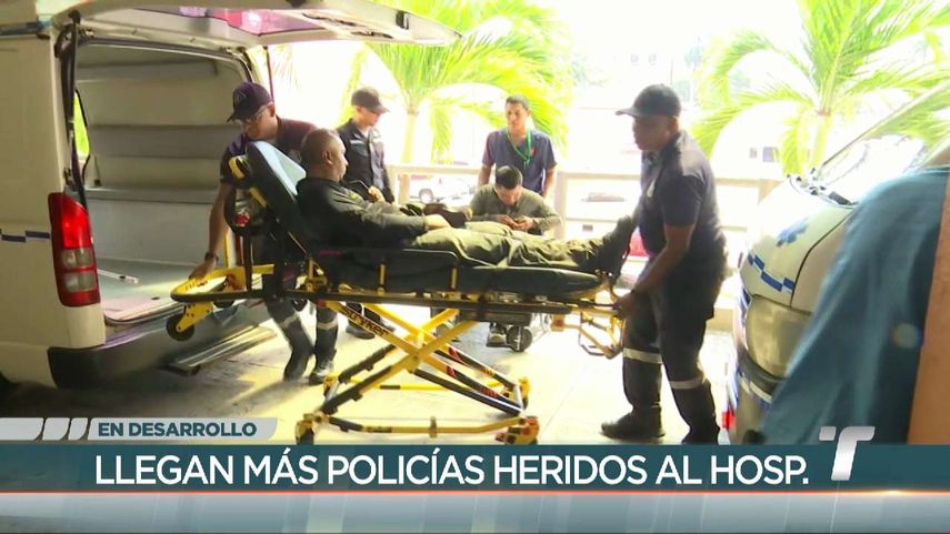 Continúa el ingreso de policías heridos en el hospital tras las protestas&nbsp;