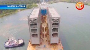 Tercer embarque de compuertas del Canal llegan a Panamá Tercer embarque de compuertas del Canal llegan a Panamá