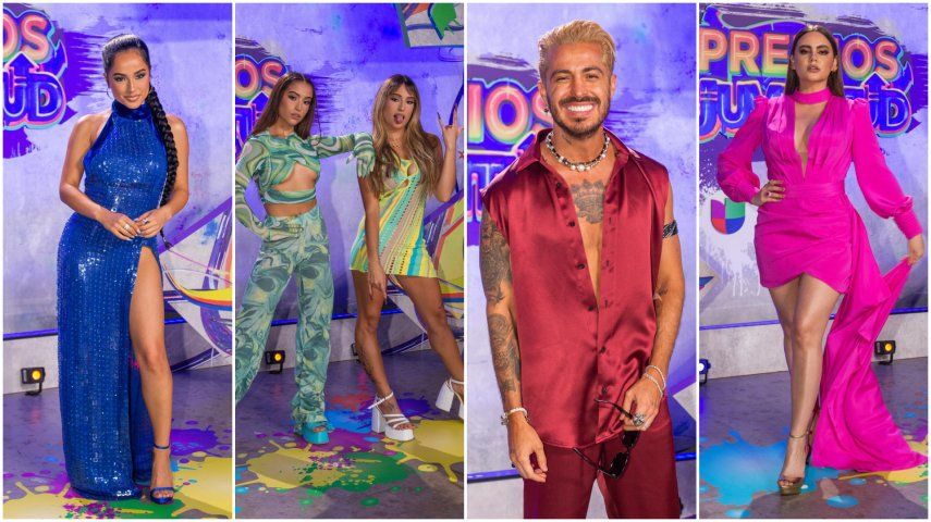 Estrellas latinas causan una explosión de color en la gala Premios Juventud