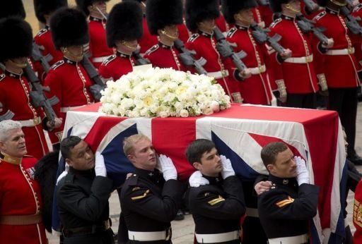 Último adiós en Londres a la exprimera ministra Margaret Thatcher