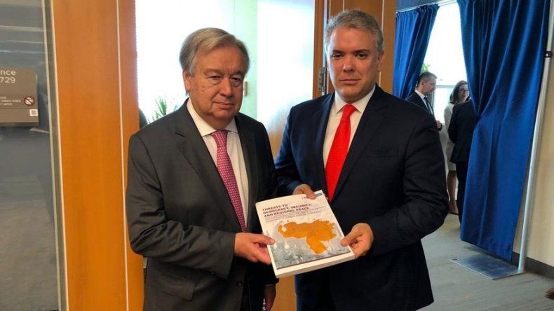 La ONU pide a Duque mejorar la seguridad en las antiguas zonas de conflicto