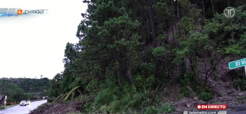 Continúan las afectaciones en Chiriquí a causa de las constantes lluvias.