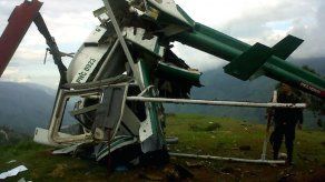 Ataque con explosivo a helicóptero de policía causa dos heridos en Colombia