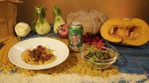 Pasta al ragú con ensalada - Angeline