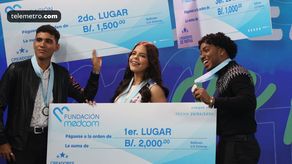 Adrián Contreras, Ennie Brandao y Abdul Gaviria, ganadores de Creadores de Patria 2024.