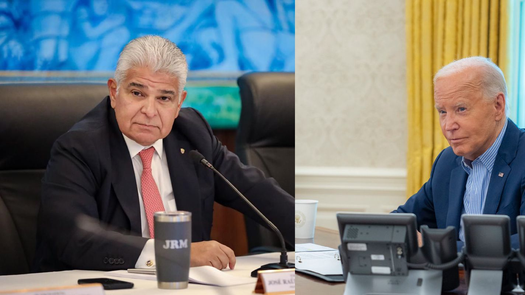 El presidente de Panamá dialoga con el mandatario de los Estados Unidos. El presidente de Panamá dialoga con el mandatario de los Estados Unidos.