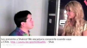 Shakira sube a Internet vídeo de su encuentro con el Shakiro