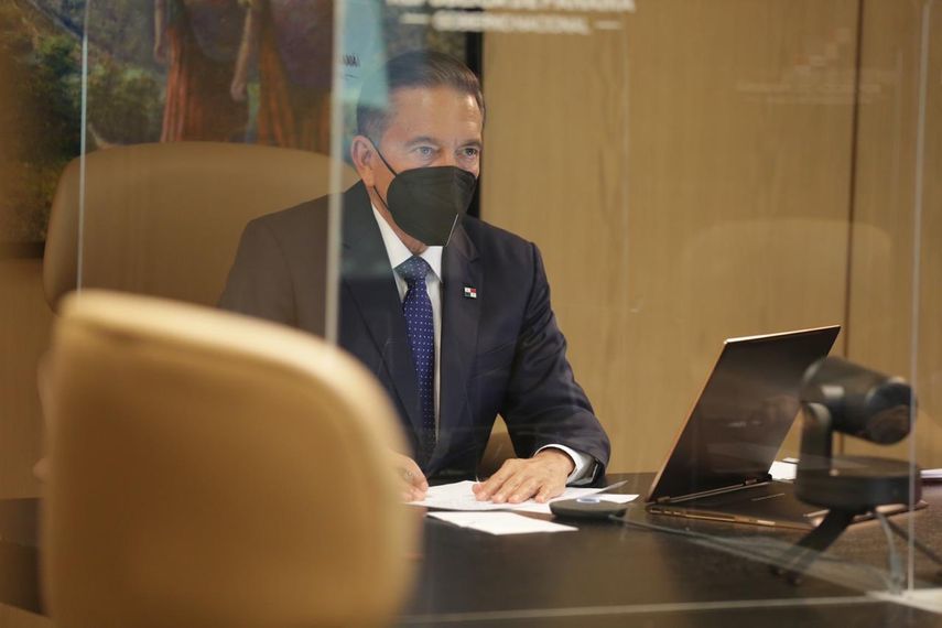 El presidente de la República de Panamá