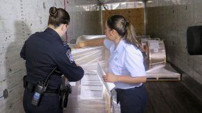 Reducen tiempo de espera para cargas en frontera EEUU-México