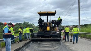 Trabajo del MOP en Colón.