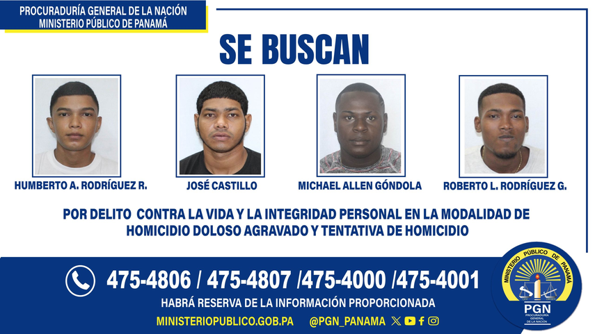 El Ministerio Público publica nueva lista de los más buscados.