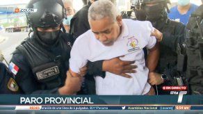 Unidades de la Policía aprehenden a varios manifestantes en Colón