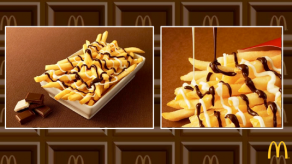 Las papas fritas con chocolate