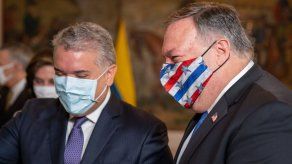 Pompeo agradece a Duque el apoyo para una Venezuela sin influencia maligna