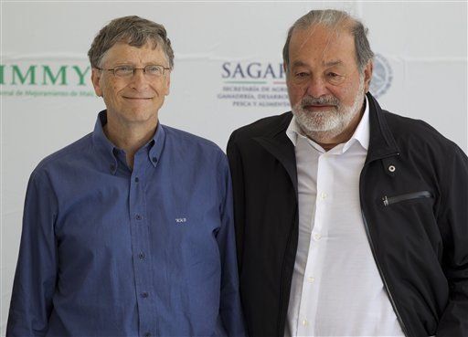 Gates y Slim apoyan la revolución verde