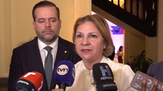 Ministra de Gobierno, Dinoska Montalvo. Ministra de Gobierno, Dinoska Montalvo.