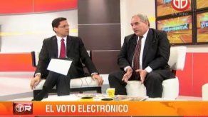 Márquez Amado evaluó el proceso del voto electrónico