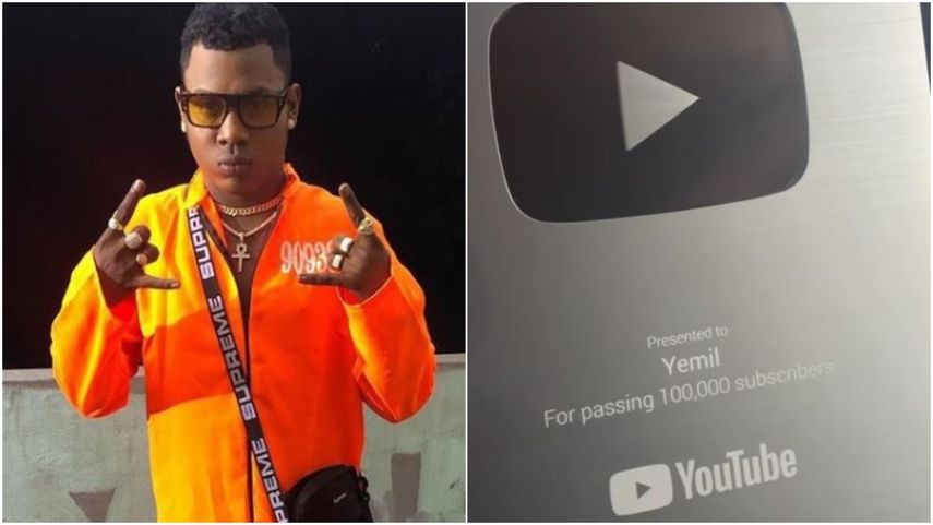 Panameño Yemil recibe Placa de Plata por los 100 mil suscriptores en su canal de YouTube