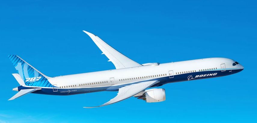 Avión modelo 787 Dreamliner de Boeing.