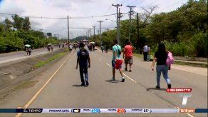 Quinto día de cierre en el puente sobre el río Pacora