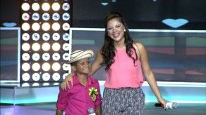 Angelito Huertas junto a Doralis Mela