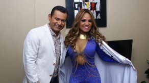 En el camerino con los Sandoval