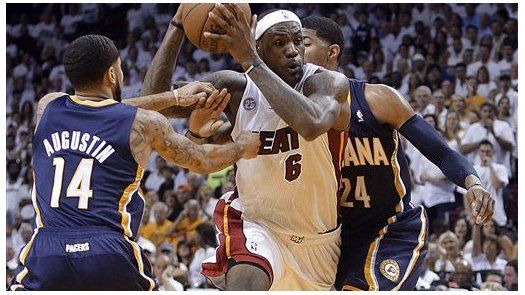 James anoto 30 en victoria del Heat