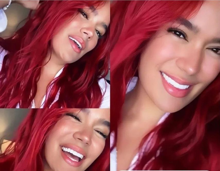 Karol G y su nuevo color de cabello rojo encienden las redes