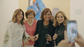 Un grupo selecto de clientas de Banca Privada de MetroBank conocieron la trayectoria e historia de laartista panameña.