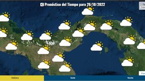 Clima en Panamá 26 de octubre del 2022