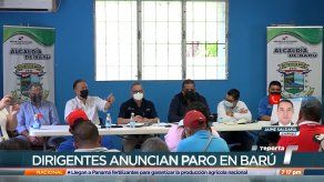 Fuerzas vivas de Barú irán a paro desde este martes