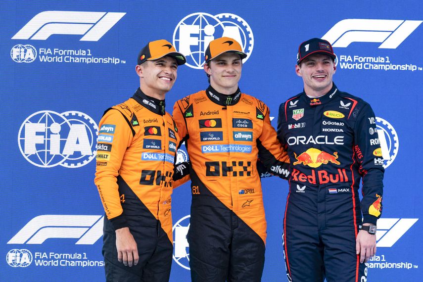 Lando Norris (izquierda)